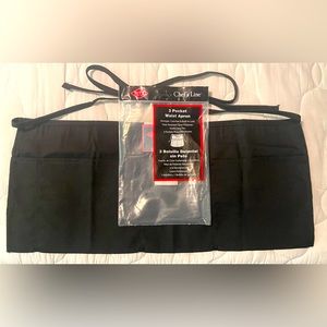 Black Apron New. Only opened but never used.